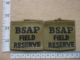 10041 BSAP Field Reserve rank slides (CO3412)