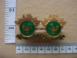 266 SA Civil Defence collar badges (CO696 and CO697)