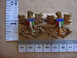 288 Regiment North Natal collar badges (CO727- CO728)