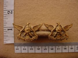 321 Regiment De Wet collar badges (CO766-CO767)