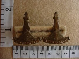 449 Regiment Algoa Bay collar badges (CO923-CO924)