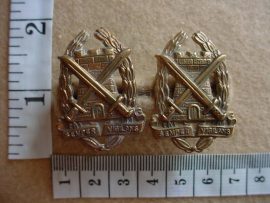501 Special Service Corps collar badges (Ref. CO988 & 989)