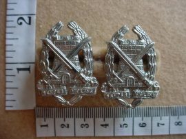 502 Special Service Corps collar badges (CO988 and 989)