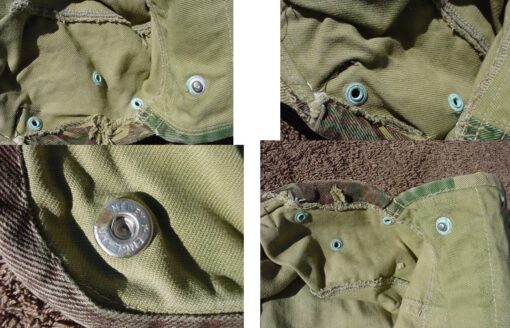 6564 Rhodesian Army camo cap with neck flap, 60cm - Image 4