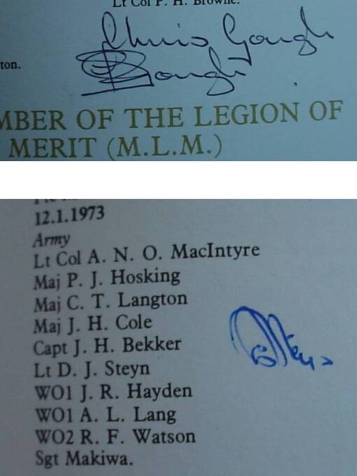 8836 Contact: A Tribute to those who Served, by John Lovett, signed by 5 Selous Scouts - Image 3