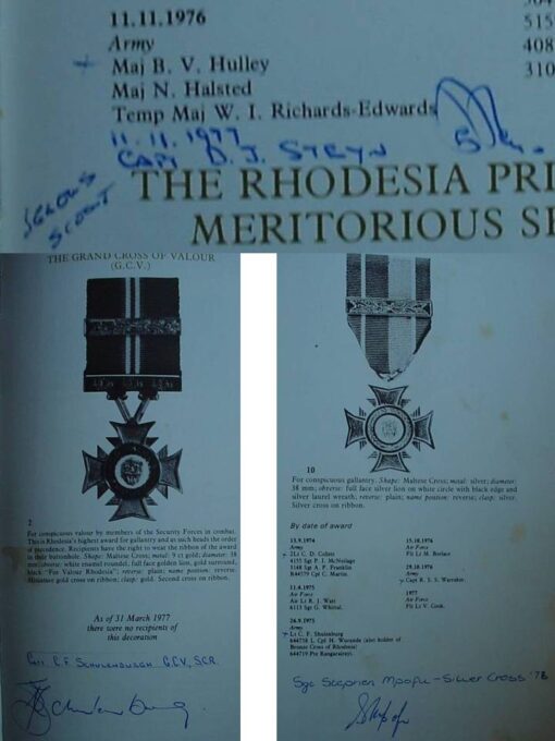 8836 Contact: A Tribute to those who Served, by John Lovett, signed by 5 Selous Scouts - Image 4