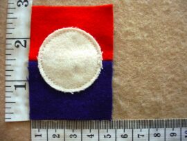 2893 South African 'Q' Service Corps helmet flash (DW1 4 28)