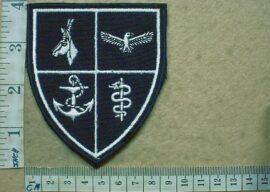 4824 South African Defence Force tracksuit badge, larger size (DW1 6 2)