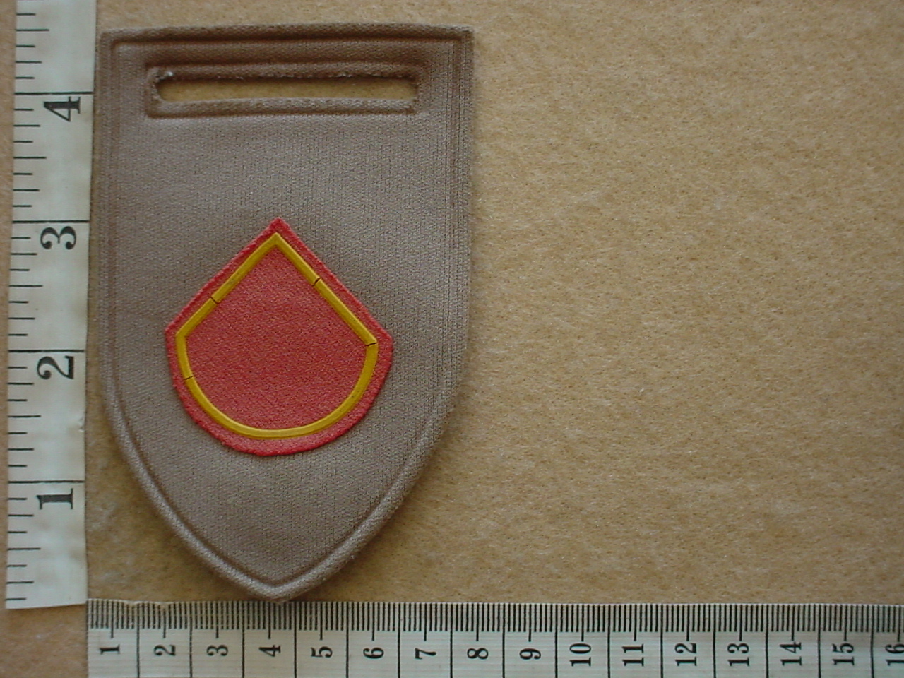 8478 SA Army Command HQ Logistics Section arm flash (DW1 47 35)