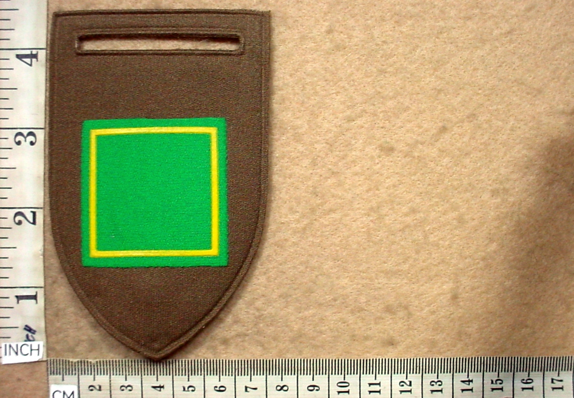 5429 South African Army Citizen Force Command CS2 Intelligence company arm flash (DW1 47 76)