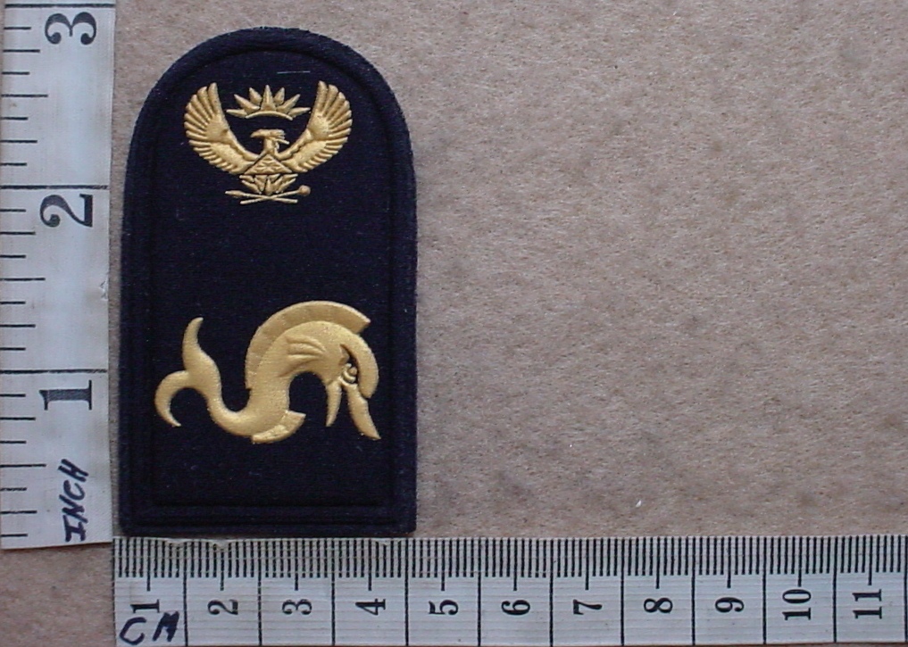 4638 South African Navy Intelligence Part 3 badge, Winter Dress (DW1 70 37)