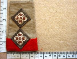 3371 SA Army Lieutenant rank epaulette, WW2 (DW1 73 15)