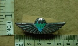 664 South African Army Air Dispatcher Instructor parachute wings, Mess Dress (DW1 9 30)