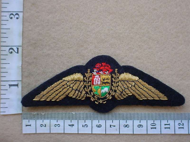 3015 SA Air Force Pilot wings, 2000 flying hours (DW1 58 13)