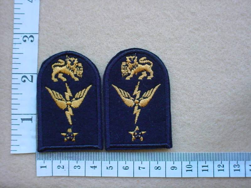 3050 SA Navy Telecom Operator collar badges (DW1 69 22)