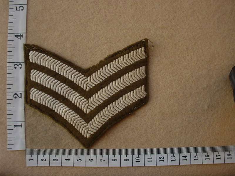 Sa Army Rangs 9075 SA Army Sergeant rank stripes (Ref. DW1 73 3) | SA Militaria