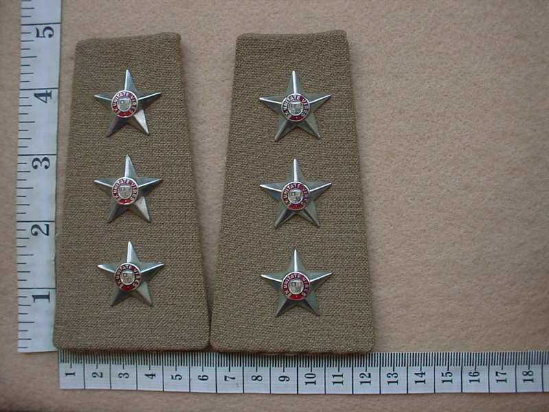 7009 SA Army Captain rank epaulettes (Ref. DW1 75 19)