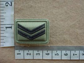 10307 SA Army Corporal rank badge, camo dress (DW1 75 2)