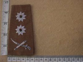 9167 SANDF Army Brigadier General rank epaulette (Ref. DW1 76 24)
