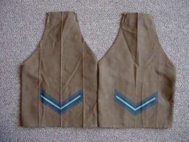 9190 SA Air Force Lance Corporal rank brassards (Ref. DW1 77 12)