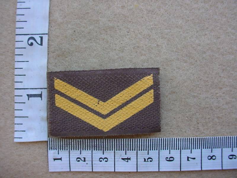 3533 SA Army Corporal rank badge (DW1 77 15)