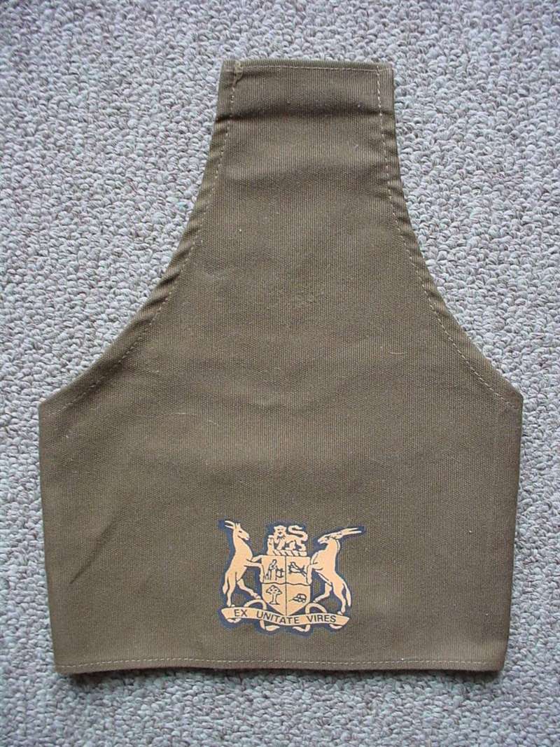 9602 South African Army Sergeant Major Class 2 rank brassard (DW1 75 5)