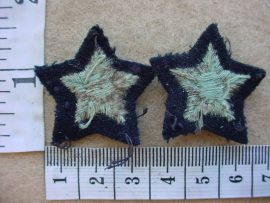 3554 SA Air Force Officers rank stars, pair (DW1 77 28)