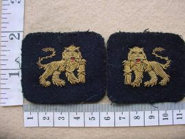 3640 South African Navy Officers and Chief Petty Officer rank badges (DW1 78 16-17)