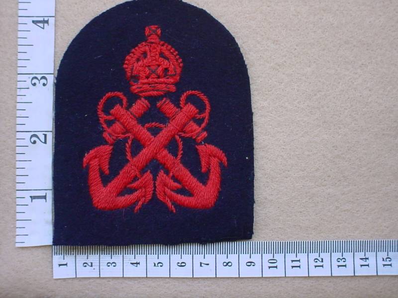 3581 SA Navy Petty Officer rank badge, WW2 (Ref. DW1 78 2)