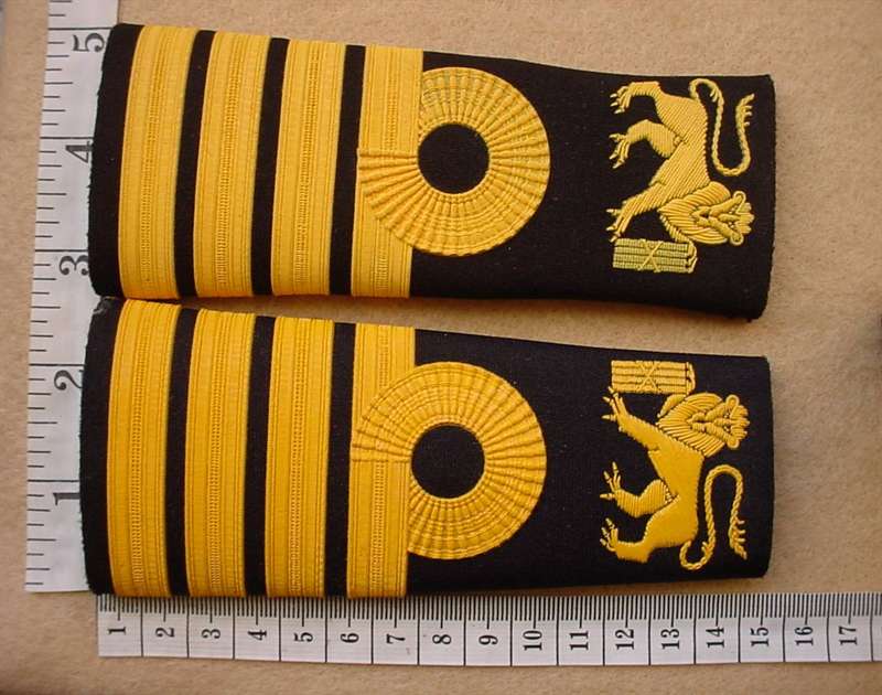 9212 SA Navy Captain rank epaulettes (Ref. DW1 78 32)