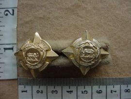 10766 Rhodesian Army Officers rank star badges, Corps (DW2 1000)