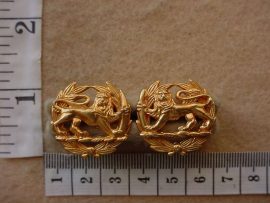 10063-1 British South Africa Police Superintendent rank badges (DW2 101)