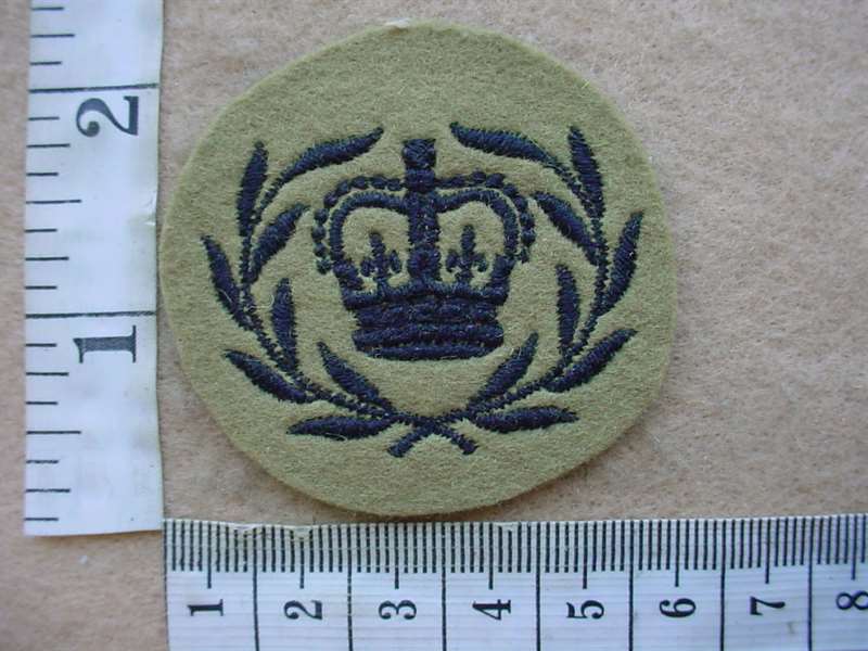 2815 Rhodesian Army Warrant Officer Class 2 rank badge, 1960's (DW2 958)