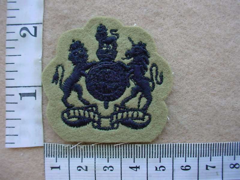 2816 Rhodesian Army Warrant Officer Class 1 rank badge (DW2 960)