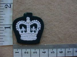 2827 Rhodesian Army Colour Sergeant and Staff Sergeant rank crown badge (DW2 964)