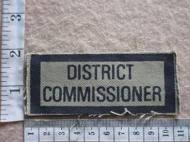 2036 Rhodesian Internal Affairs District Commissioner rank title (DW2 213)