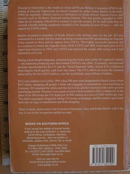 8852 Executive Outcomes: Against All Odds, by Eben Barlow (SA) - Image 2