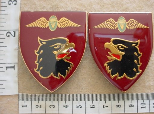 10976 44 Para Bde Parachute Instructor arm flashes, blue oval, proposed (F)