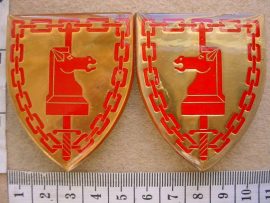 6533 South African Army Battle School arm flashes (F1145-F1146)