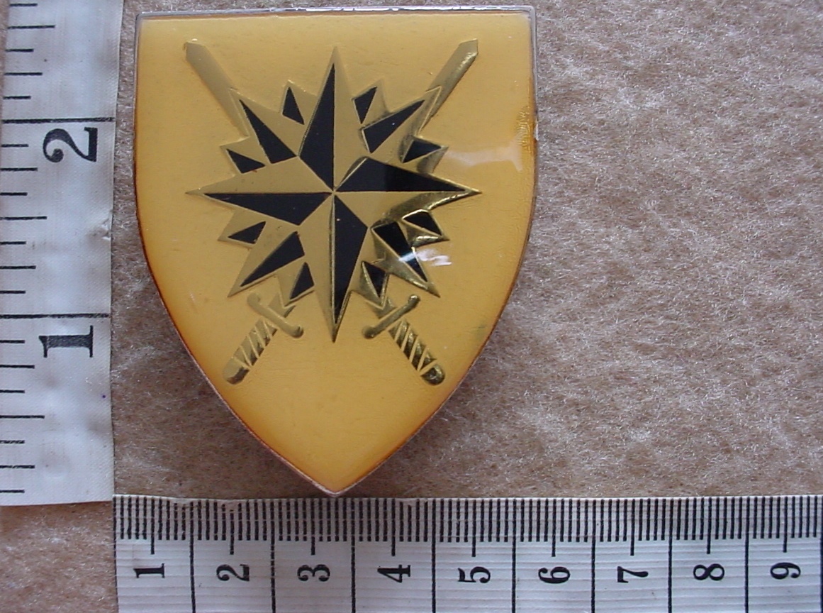 10994 South African Special Forces Headquarters arm flash, 1st issue (F32)