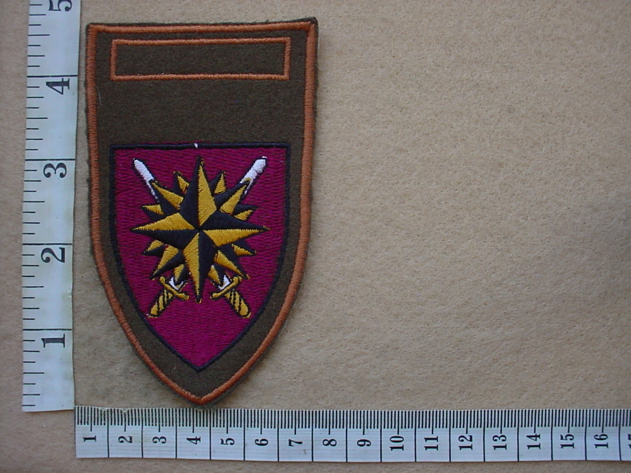 10995 South African Special Forces Headquarters arm flash (F32)