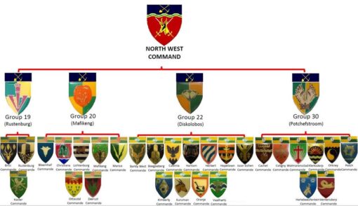5607 North West Command arm flash, North West Command balkie (F389 ...