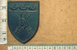 7546 Orange Free State Command wall plaque flash (F418)