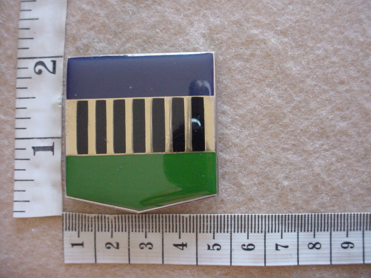 5984 South West Africa 101 Battalion pocket flash, 1st pattern (F522)