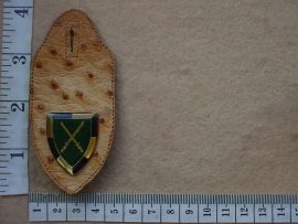 10791 Infantry School pocket fob badge, ostrich skin fob (Ref. F58)