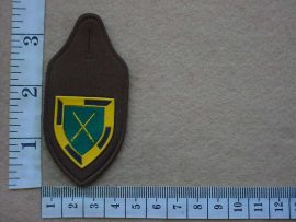 9864 Infantry School pocket flash, work dress (Ref. F58)
