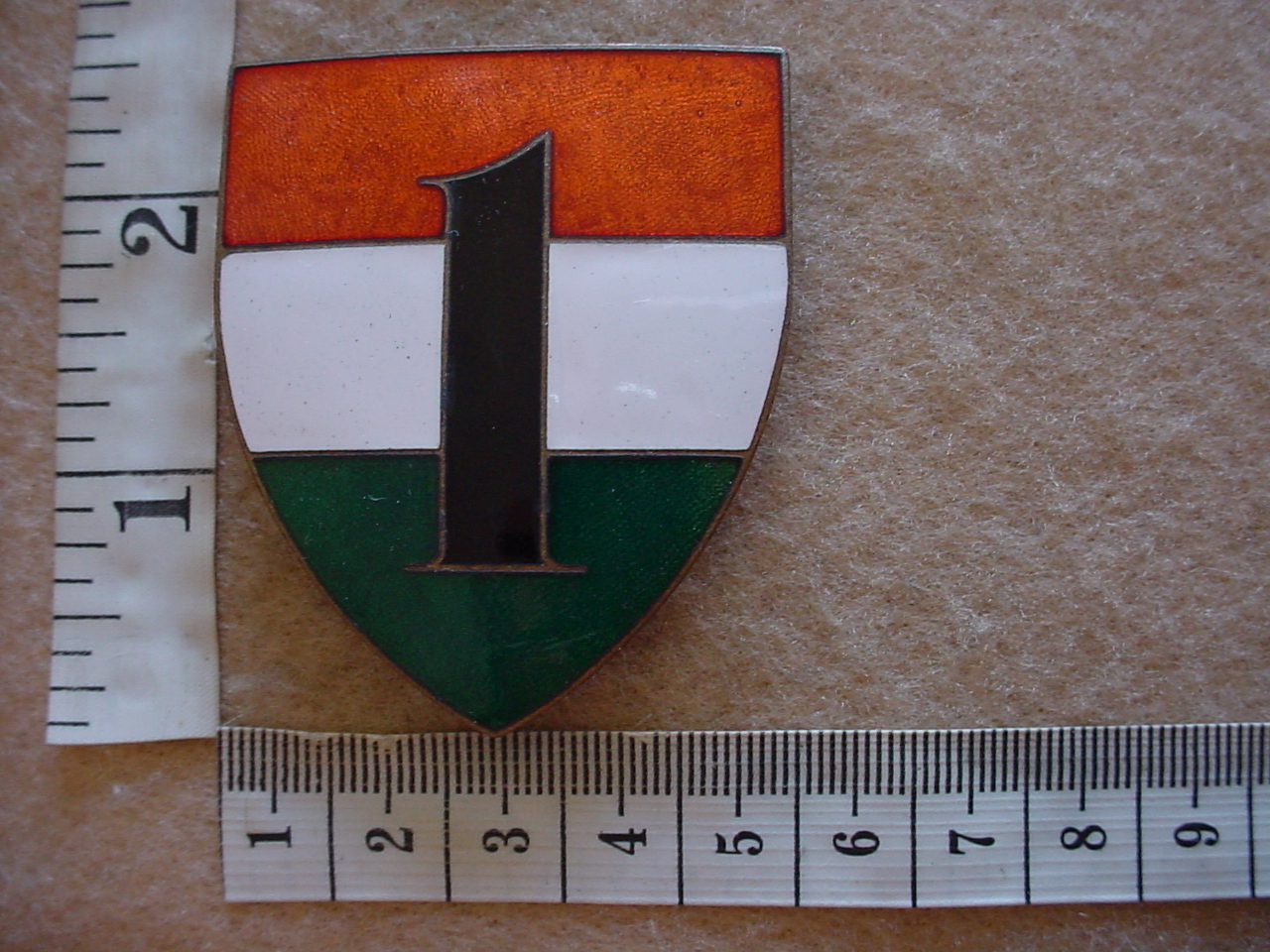 5452 Transkei Army 1 Transkei Battalion arm flash, 1st issue (F961)