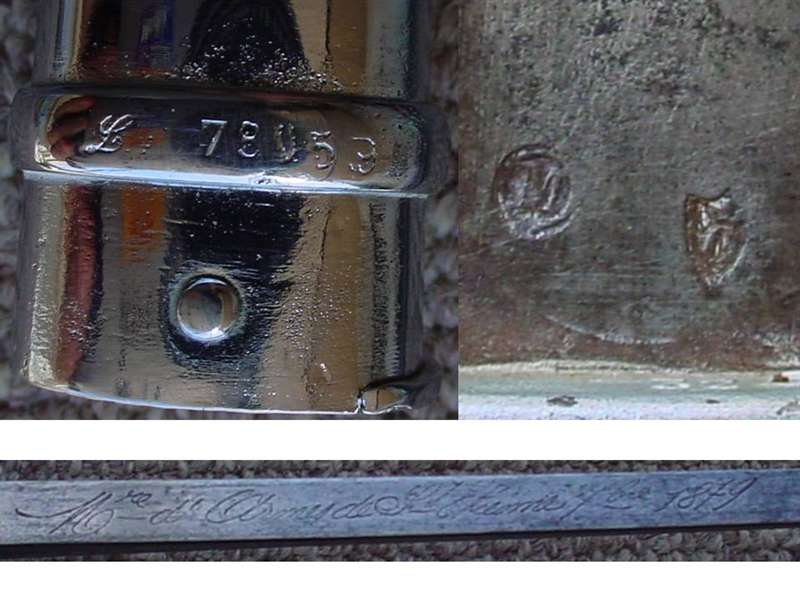 8802 French Gras Model 1874 bayonet (Ref. France) - Image 2