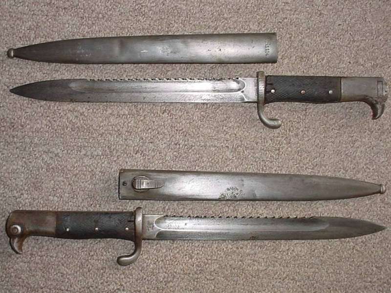 10344 German KS98 sawback bayonet, matching numbers (Germany)