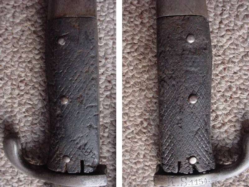 10344 German KS98 sawback bayonet, matching numbers (Germany) - Image 2